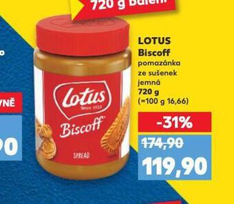 Kaufland Lotus biscoff nabídka