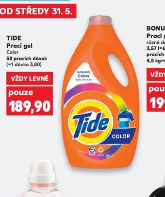 Kaufland Tide prací gel nabídka