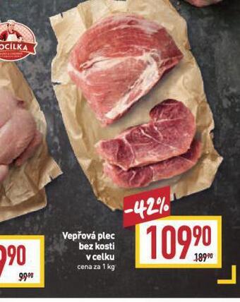 Billa Vepřová plec bez kosti nabídka