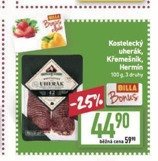 Billa Křemešník nabídka