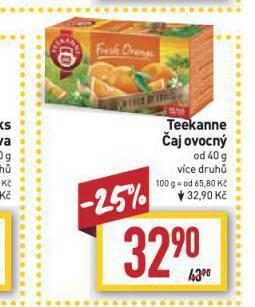 Billa Teekanne čaj nabídka