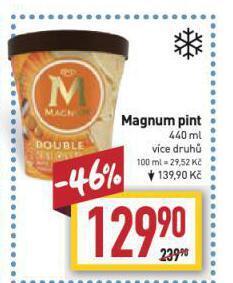 Billa Magnum zmrzlina nabídka