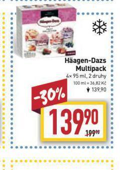 Billa Haagen-dazs zmrzlina nabídka