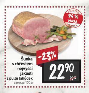Billa Šunka s chřestem nabídka