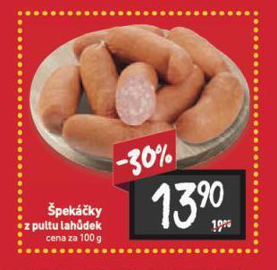 Billa Špekáčky nabídka