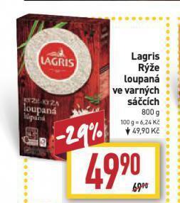 Billa Lagris rýže nabídka