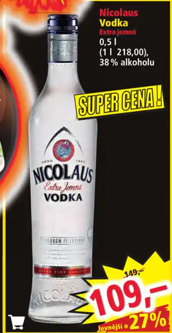 Norma Nicolaus Vodka 500ml nabídka