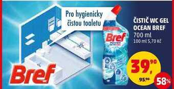 Penny Market Čistič wc gel ocean bref, 700 ml nabídka