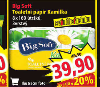 Norma Big Soft toaletní papír Kamilka nabídka