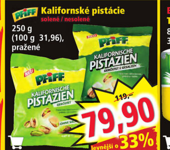 Norma Kalifornské pistácie 250g nabídka