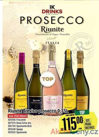 Tamda Foods Riunite treviso prosecco 0,75 l nabídka