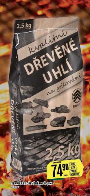 Tamda Foods Servis les dřevěné uhlí 2,5 kg nabídka