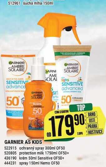Tamda Foods Garnier as kids nabídka