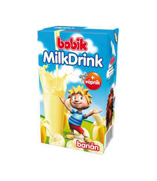 CBA Bobík milk drink ochucený nápoj 250ml, vybrané druhy 330g nabídka