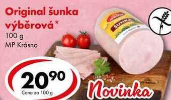 CBA Original šunka výběrová, 100 g nabídka