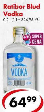CBA Ratibor blud vodka, 0,2 l nabídka