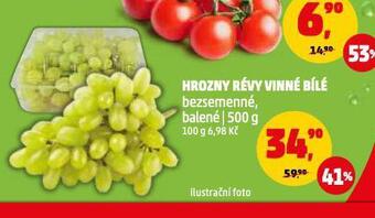 Penny Market Hrozny révy vinné bílé nabídka