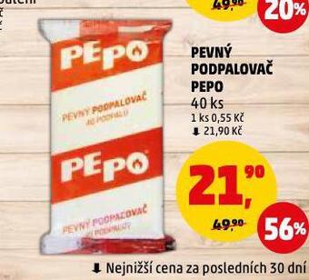 Penny Market Pevný podpalovač pepo nabídka