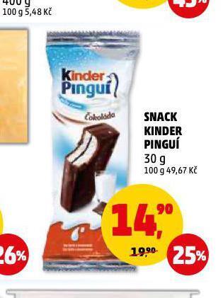 Snack kinder pinguí