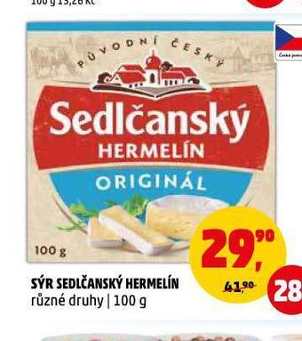 Penny Market Sedlčanský hermelín sýr nabídka