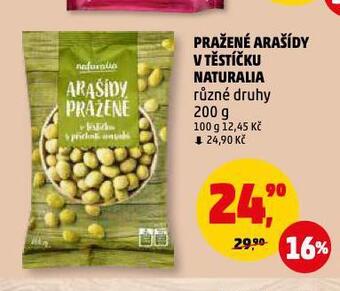 Penny Market Pražené arašídy v těstíčku nabídka