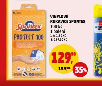 Penny Market Vinylové rukavice spontex nabídka