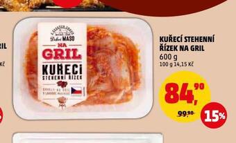 Penny Market Kuřecí stehenní řízek na gril nabídka