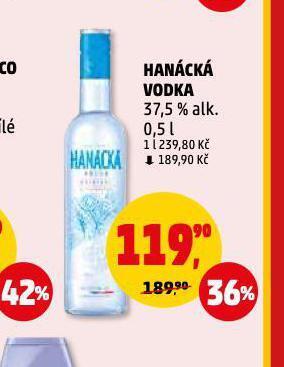 Penny Market Hanácká vodka nabídka