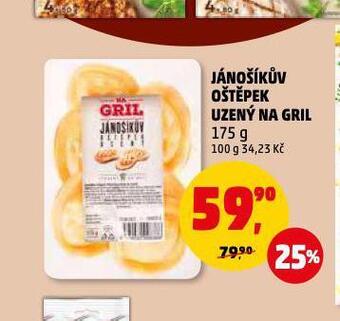 Penny Market Jánošíkův oštěpek uzený na gril nabídka