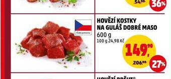 Penny Market Hovězí kostky na guláš nabídka