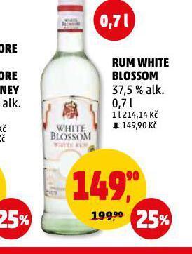 Penny Market Rum white blossom nabídka