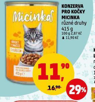Penny Market Micinka konzerva pro kočky nabídka