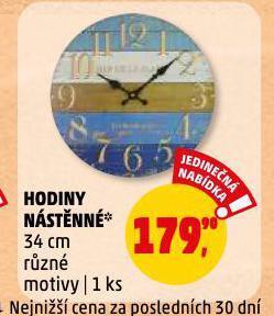 Penny Market Hodiny nástěnné nabídka