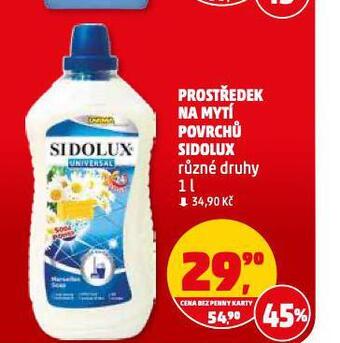 Penny Market Sidolux prostředek na mytí povrchů nabídka