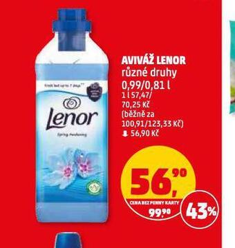 Penny Market Aviváž lenor nabídka