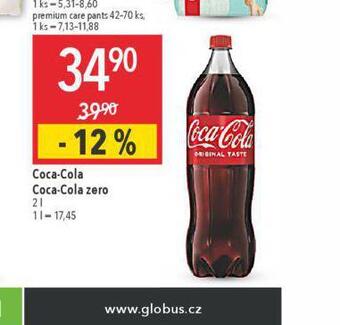 Globus Coca cola, coca cola zero nabídka
