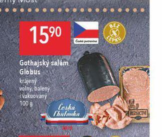 Globus Gothajský salám nabídka