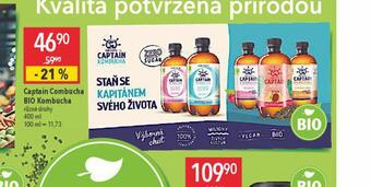 Globus Captain combucha bio kombucha nabídka