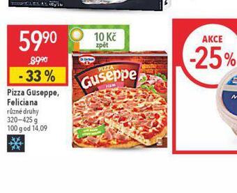 Globus Pizza feliciana nabídka