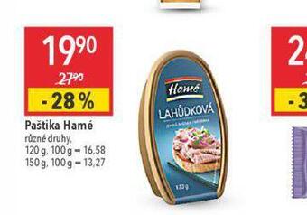 Globus Paštika hamé nabídka