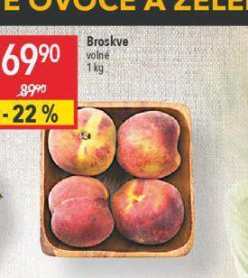 Globus Broskve nabídka