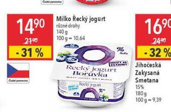 Globus Milko řecký jogurt nabídka