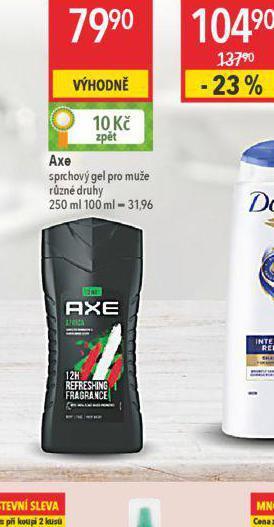 Globus Axe sprchový gel nabídka