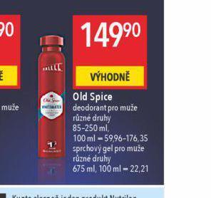 Globus Old spice deodorant nabídka