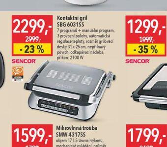 Globus Kontaktní gril sencor nabídka