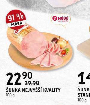 Terno Šunka nejvyšší jakosti nabídka