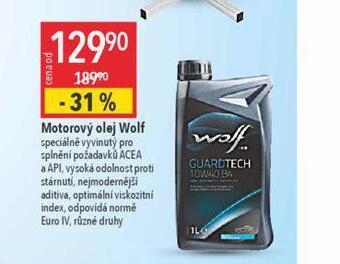 Globus Motorový olej wolf nabídka