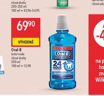 Globus Oral-b ústní voda nabídka