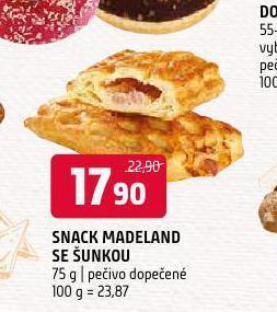 Terno Snack madeland se šunkou nabídka