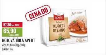 Ratio Hotová jídla apetit, 400 g-540 g nabídka